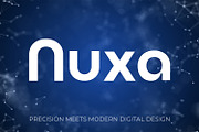 Nuxa Minimalist Tech Typeface, a Sans Serif Font by OWPictures (Thumbnail 1 of 8)