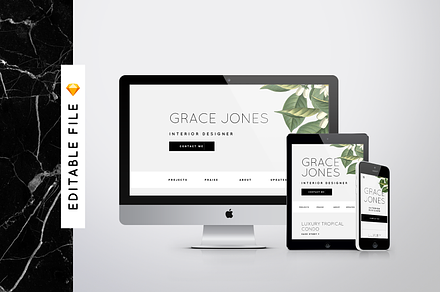 'Elegance' Responsive Web Template