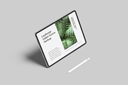 Landscape Tablet Screen Mockup, an iPad Mockup by Graphiculon (Thumbnail 5 of 11)