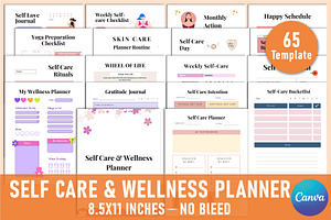 Self Care & Wellness Planner