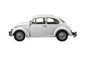 Beetle Car Side View Isolated Photo, a Transportation Photo by DanFLCreativo