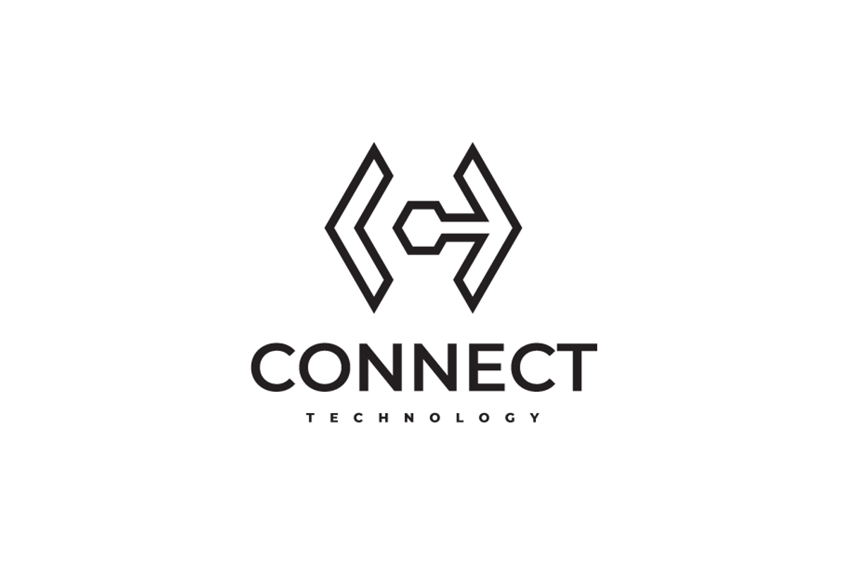 Connect Letter C Arrow Logo Design preview 3