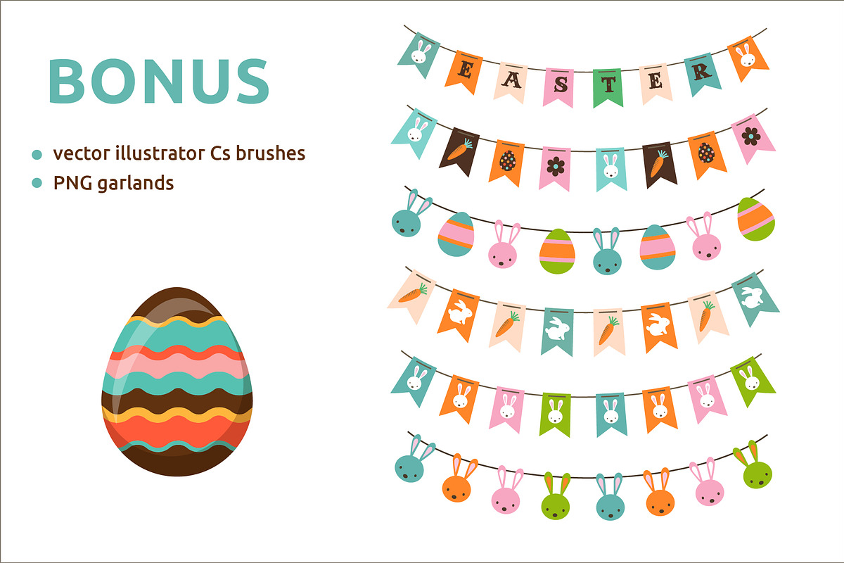 Happy Easter bundle, an Animal Illustration by Marish (Photo 8 of 8)
