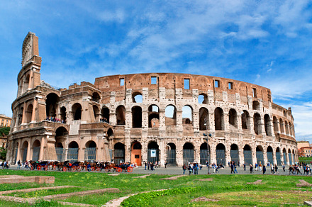 The Colosseum in Rome, Italy