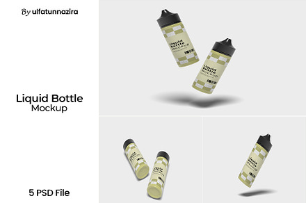 Liquid Bottle Mockup