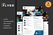 Business Flyer Template InDesign, a Flyer Template by Advaita Printables (Thumbnail 1 of 4)