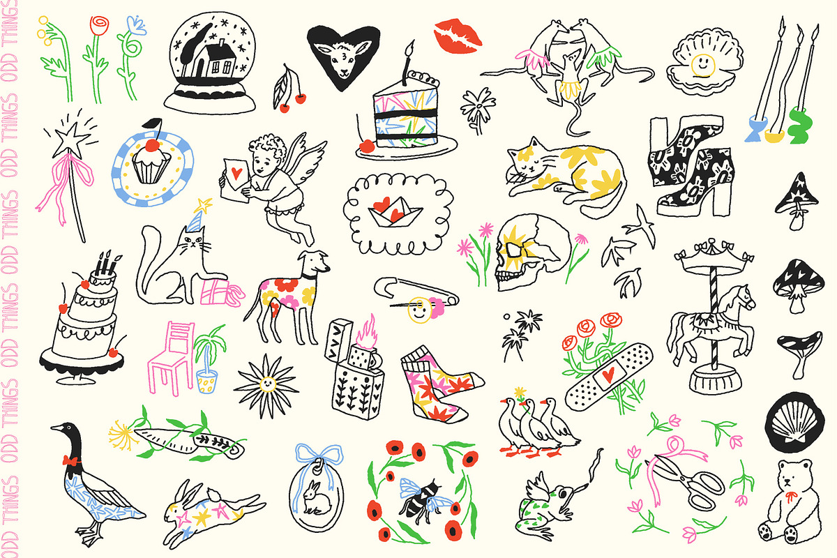 Odd Things: 150 Quirky Illustrations, an Object Illustration by Olly Kava (Photo 5 of 9)