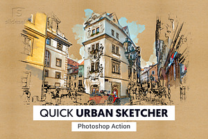 Urban Sketcher Photoshop Action