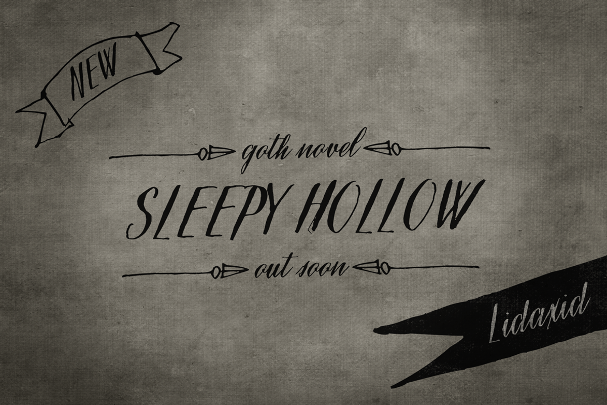 Lidaxid font, ttf package preview 3