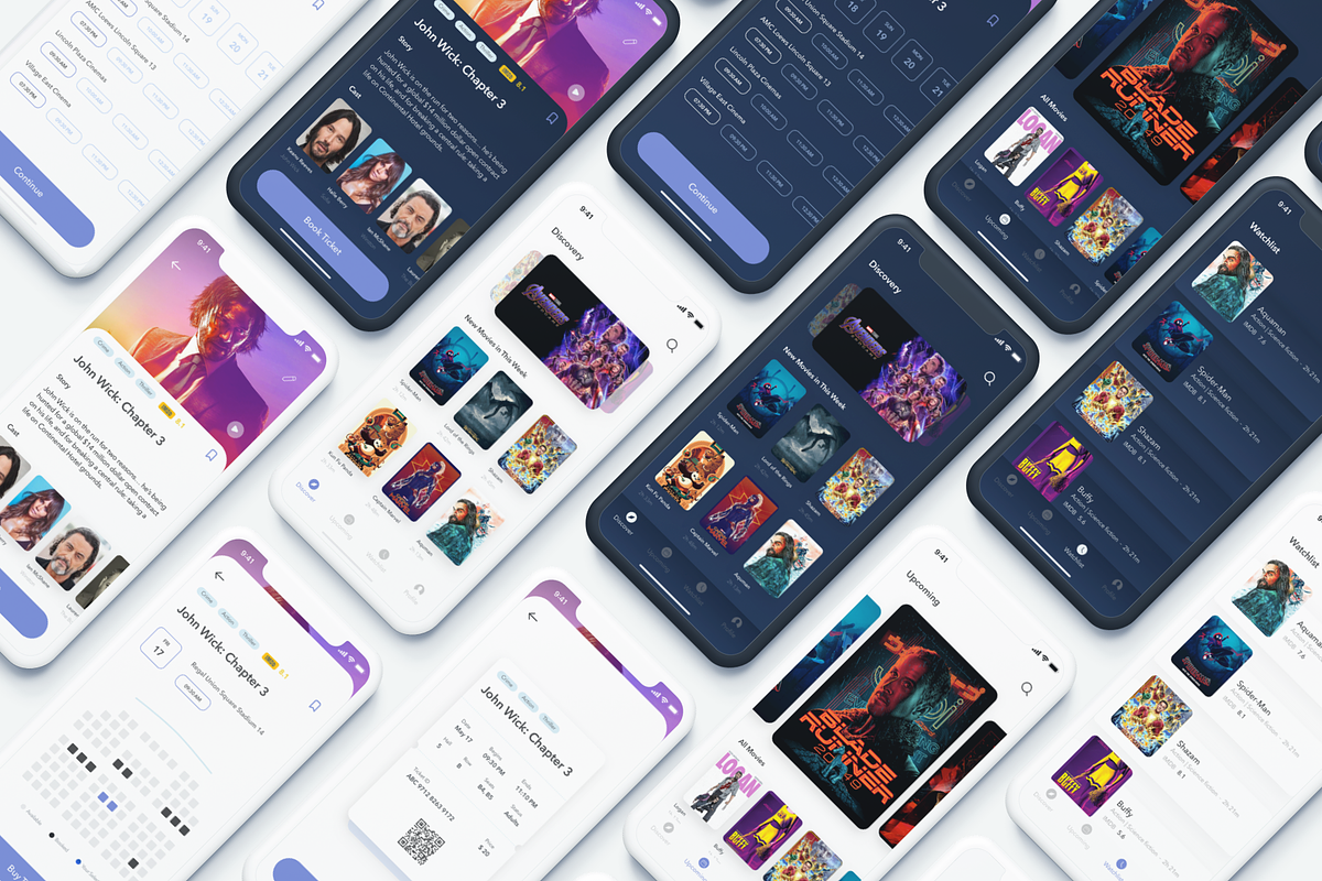 CineBox Movie App UI UX Kit, an UI Kit Template by Onur Kuru
