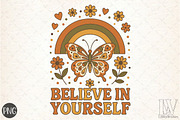 Believe in Yourself Sublimation PNG, an Illustration by Libby Wishes (Thumbnail 1 of 6)