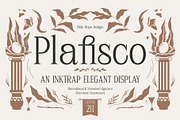 Plafisco | Inktrap Elegant Display, a Serif Font by Hole Hope Design (Thumbnail 1 of 10)