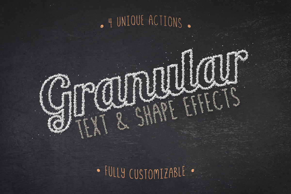 Granular Text & Shape Effects Vol 1