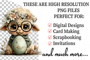 Quirky Easter Animals Clipart, an Illustration by Daily.Designs (Thumbnail 2 of 7)