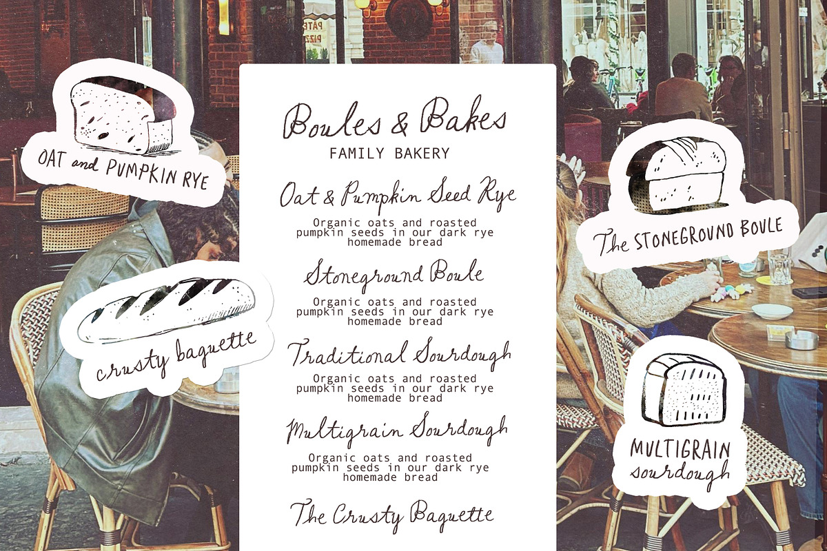 The Clumsy Cursive Font Set, a Handwritten Font by Nicky Laatz (Photo 2 of 18)