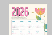 2026 Wall Calendar, a Stationery Template by Neermana (Thumbnail 2 of 4)