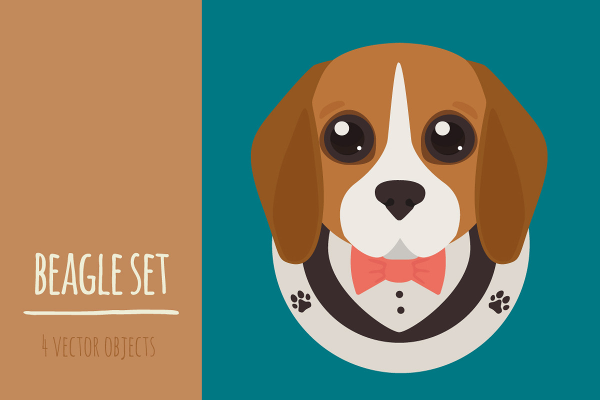 beagle set, an Object Graphic by adi katz (Photo 3 of 5)