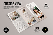 Real Estate Trifold Brochure Canva, a Brochure Template by CreativeVinesStore (Thumbnail 3 of 6)