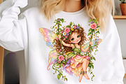 Whimsical Forest Fairy PNG Bundle, a Work Illustration by SinaCreation (Thumbnail 5 of 6)