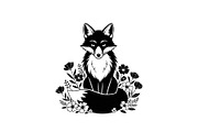 Cute Fox Silhouette Bundle, an Illustration by Designs_River (Thumbnail 29 of 31)