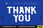 Hector Raxion Futuristic Sport Font, a Sans Serif Font by timelesstype.co (Thumbnail 20 of 20)