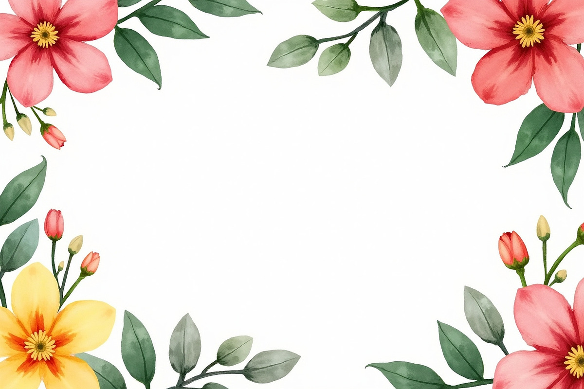 Bright Floral Watercolor Set, an Illustration by jahid234 (Photo 6 of 11)