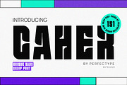 Caher Modern Futuristic Sans Serif F, a Sans Serif Font by Perfectype (Thumbnail 1 of 6)