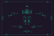 Decorative Vector Ornaments 2, a Decorative Illustration by digiful (Thumbnail 4 of 5)