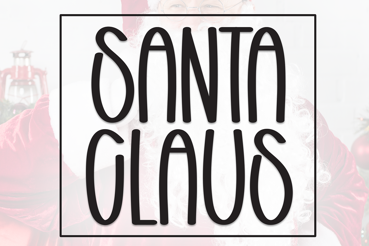 Santa Claus | Script Font, a Script Font by Scratchones (Photo 1 of 8)