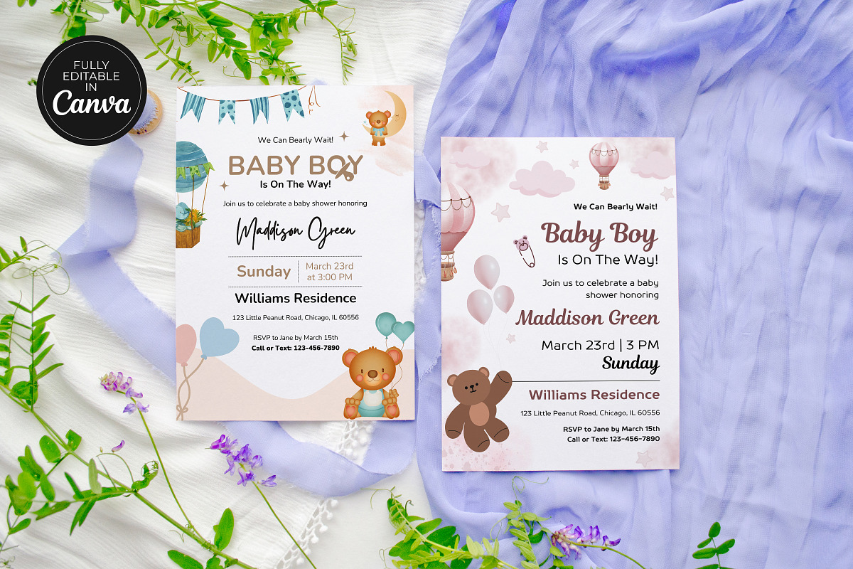 Gender Neutral Baby Shower Invite, an Invitation Template by Snapybiz (Photo 1 of 10)