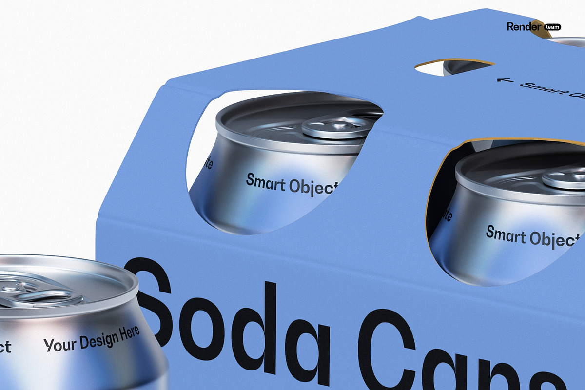 Soda / Beer Packaging Mockup, a Packaging Mockup by Renderteam (Photo 10 of 12)