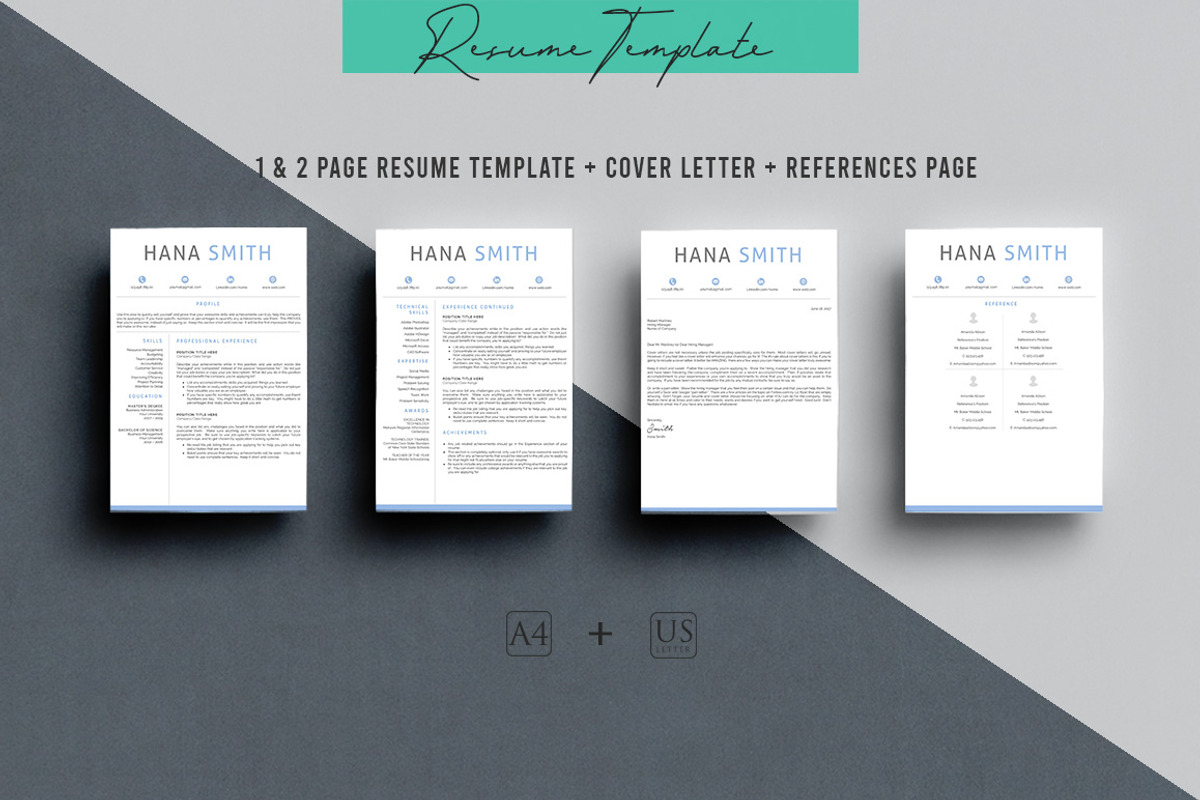 10 in 1 Resume Templates Bundle, a Resume Template by Quality Resume