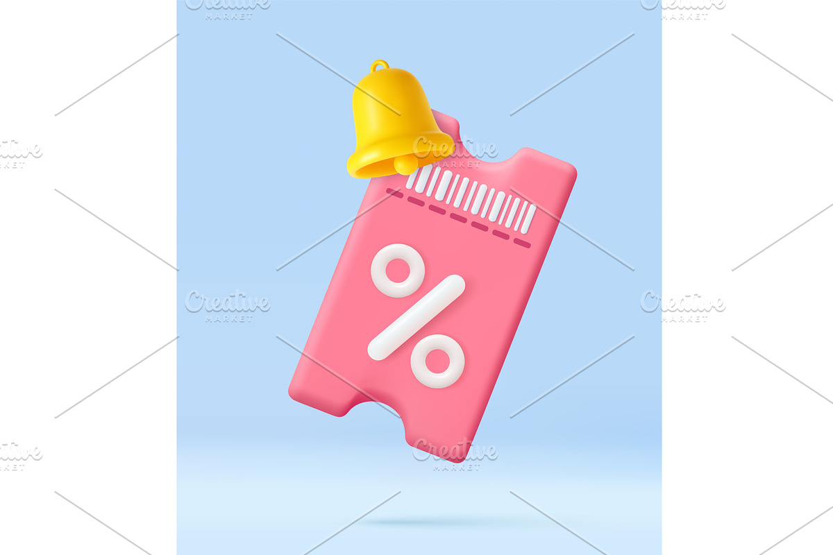 3d Voucher card cash back template, a Texture Illustration by ModVector