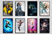 15 Wall Art Photoshop Actions Bundle, an Action Add-On by Design Forest (Thumbnail 57 of 57)