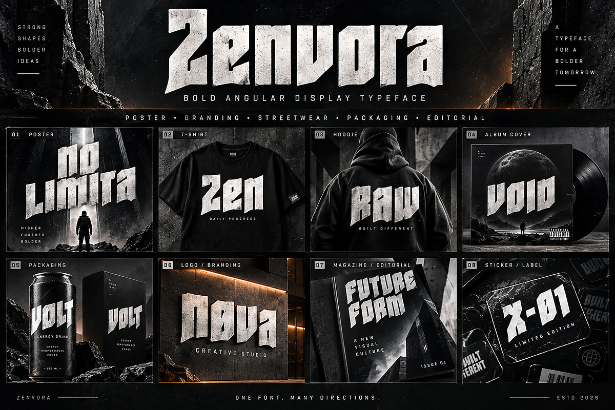 Zenvora, a Script Font by Wow Magic (Photo 2 of 5)