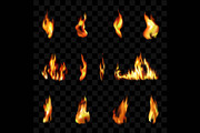 Fire Set, an Object Graphic by Elena Lux (Thumbnail 2 of 3)
