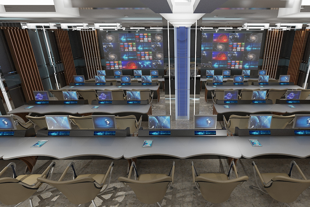 TV Studio Control Room 1, an Architecture 3D Model by akerStudio (Photo 4 of 42)
