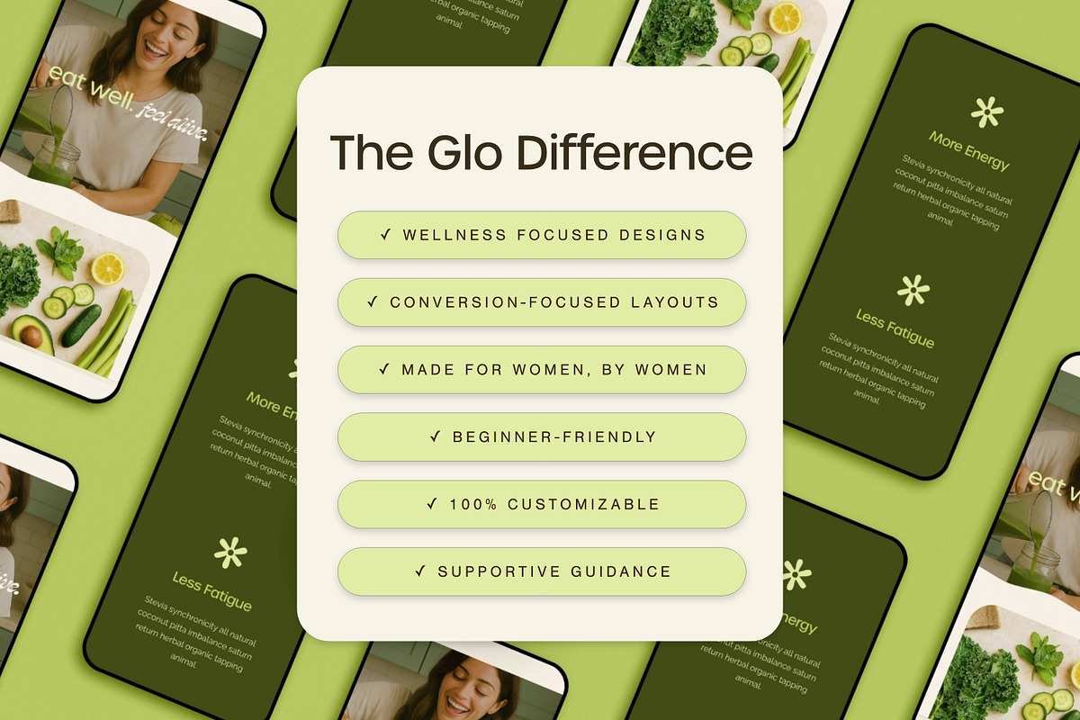 Health & Wellness Website Template, a Squarespace Template by Glo Design Studio (Photo 7 of 11)