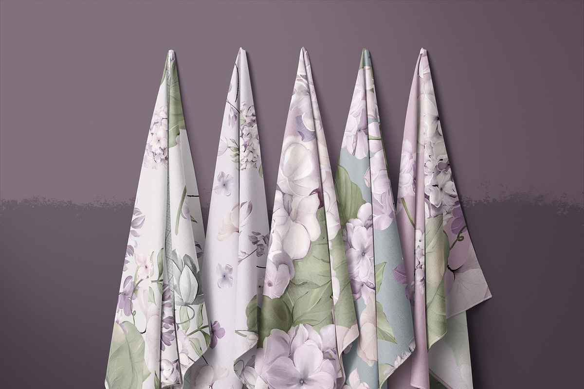 Lilac Seamless Pattern And Graphic, a Pattern Graphic by Madebyia (Photo 4 of 16)