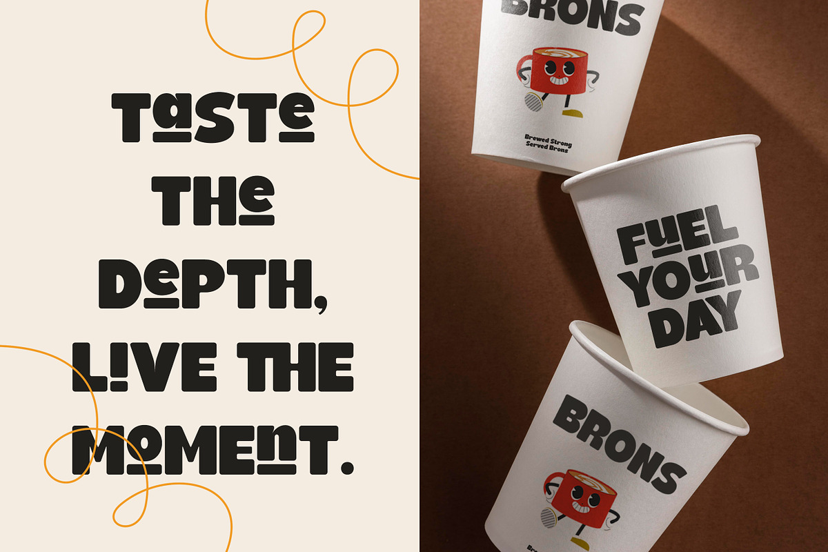 Brons - Bold Display Sans Serif Font, a Sans Serif Font by Flawless And Co (Photo 2 of 10)