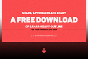Sahar Heavy (Roman & Italic), a Sans Serif Font by Lella7 (Thumbnail 15 of 15)