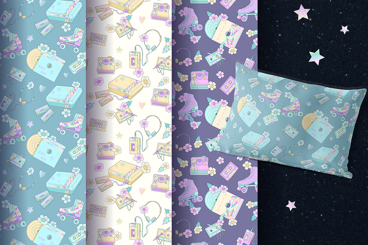 Retro collection, a Pattern Graphic by HmarkaShop (Photo 4 of 5)