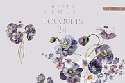 NEW! Dusty Violet collection, a Decorative Illustration by Youksy (Thumbnail 5 of 11)
