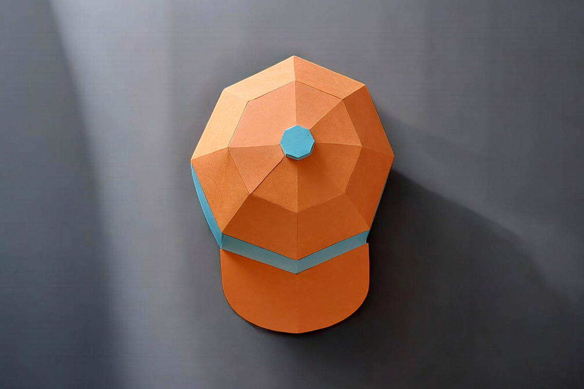 Baseball Cap - 3d papercraf, a Print Template by PAPER amaze (Photo 5 of 6)