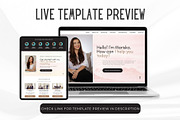 Life Coach Canva Website Template, a Landing Page Template by Kromatic Design Studio (Thumbnail 3 of 8)