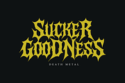 Darkhusk - Death Metal Font, a Blackletter Font by Masyafi Studio (Thumbnail 2 of 4)