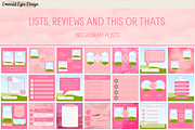 455 Canva Pink Instagram Template, a Social Media Template by Emerald Eyes Design (Thumbnail 6 of 12)