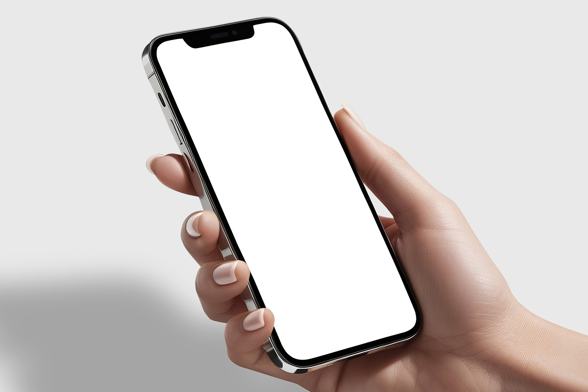Smartphone Screen Mockup, an Advertising Mockup by CreativeShaper (Photo 2 of 2)