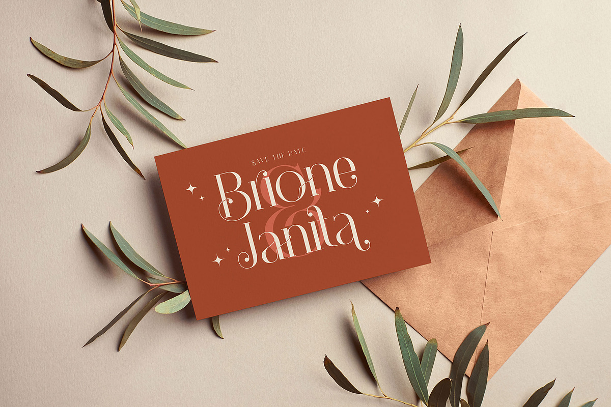 Morgana | Elegant Ligature Typeface, a Serif Font by Krismagraph (Photo 2 of 12)