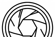 43 Vector Photography Camera Icon, an Outline Icon by adenpinkstore (Thumbnail 13 of 21)